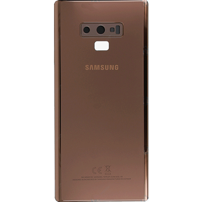 Vitre arrière marron originale Samsung Galaxy Note 9