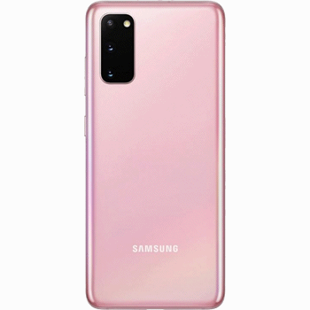 Vitre arriere rose originale Samsung Galaxy S20