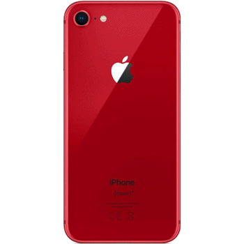 Vitre arriere rouge pour iPhone 8