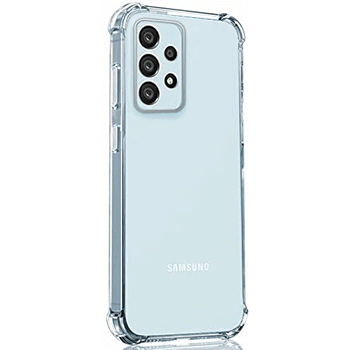Coque en silicone transparent pour Galaxy A53
