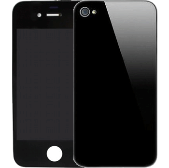 ecran iPhone 4 avec vitre arriere noire