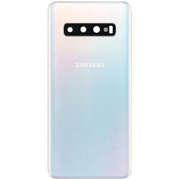 Vitre arriere blanche originale Samsung Galaxy S10