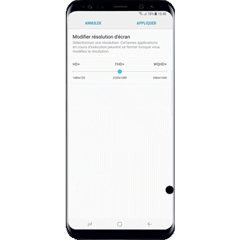 Ecran original reconditionné avec point noir pour Galaxy S8