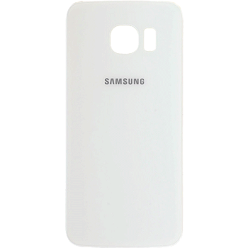 Vitre arrière blanche pour Galaxy S6 Edge