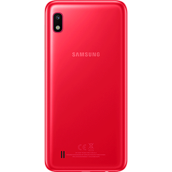 Coque arriere rouge originale Samsung Galaxy A10