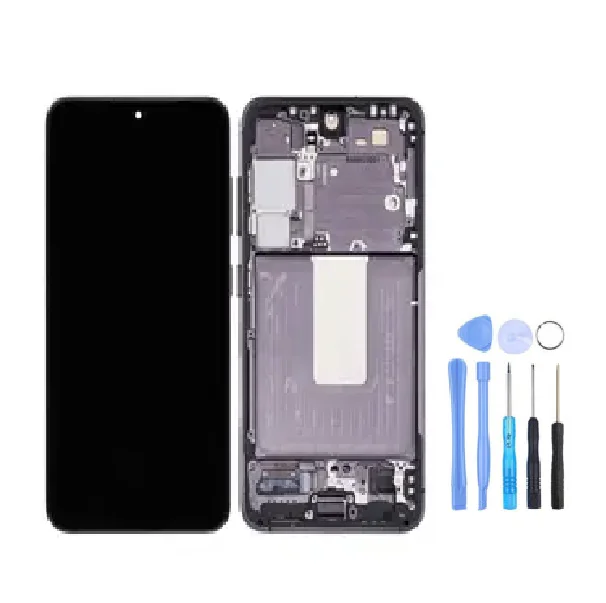 Écran OLED Galaxy S23 avec Châssis – Compatible Premium, Plusieurs Couleurs