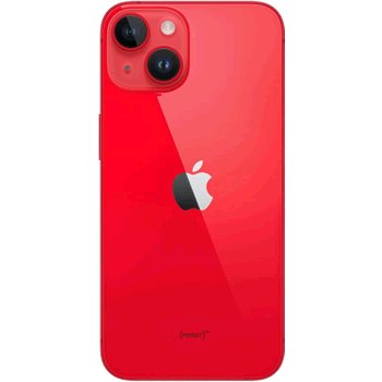 Vitre Arrière IPhone 14 Rouge Avec NFC - Remplacement Facile